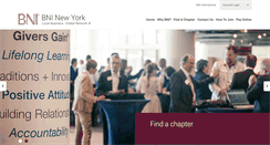 Desktop Screenshot of bni-newyork.com