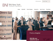 Tablet Screenshot of bni-newyork.com